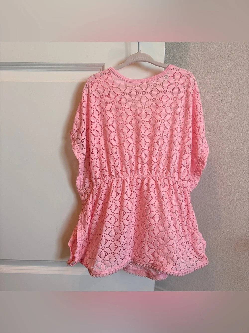 Wonder Nation little girls pink swimsuit cover up